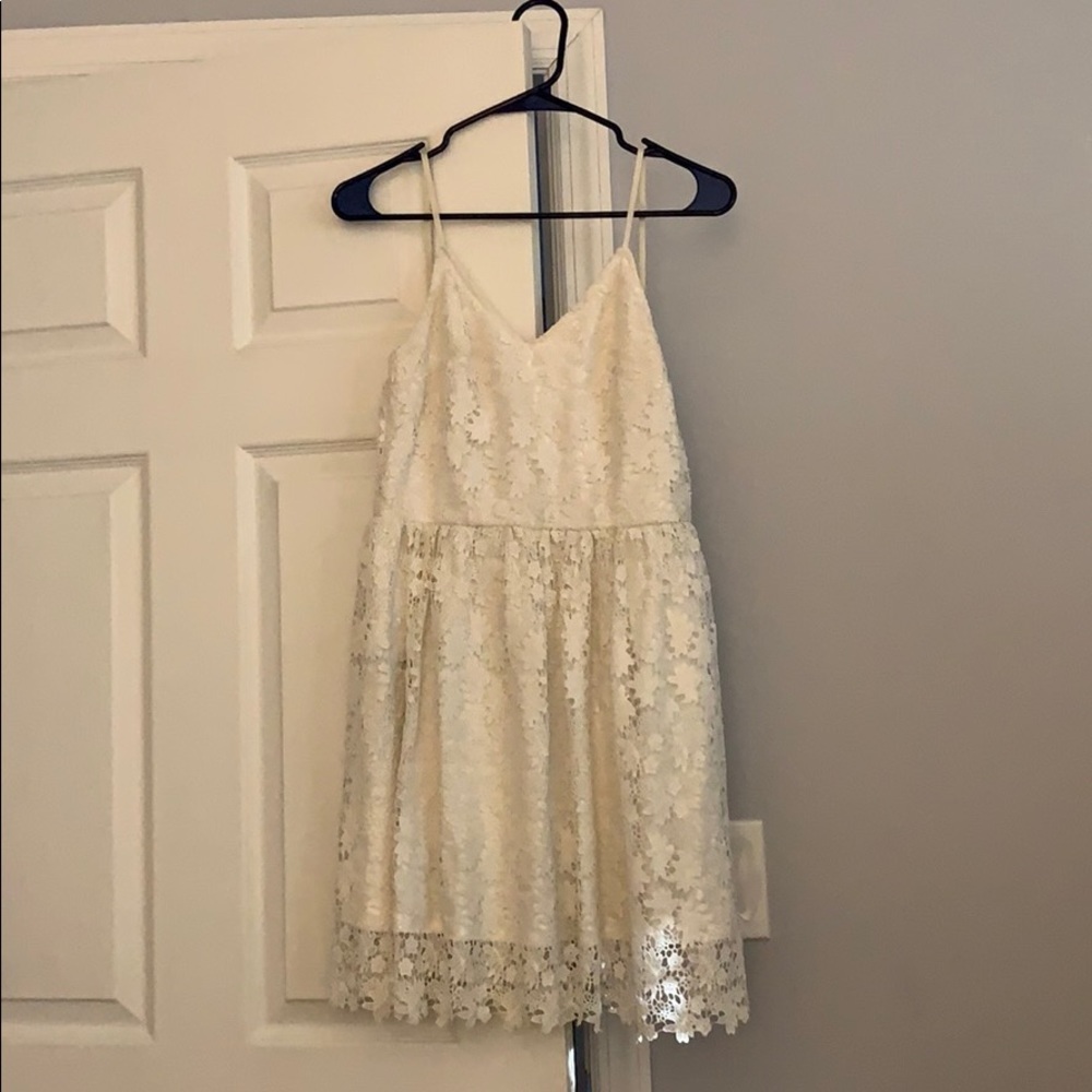 White Dainty Hooligan Dress